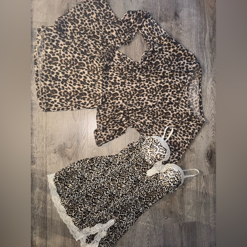 RARE Victoria’s Secret Vintage leopard print loungewear collection